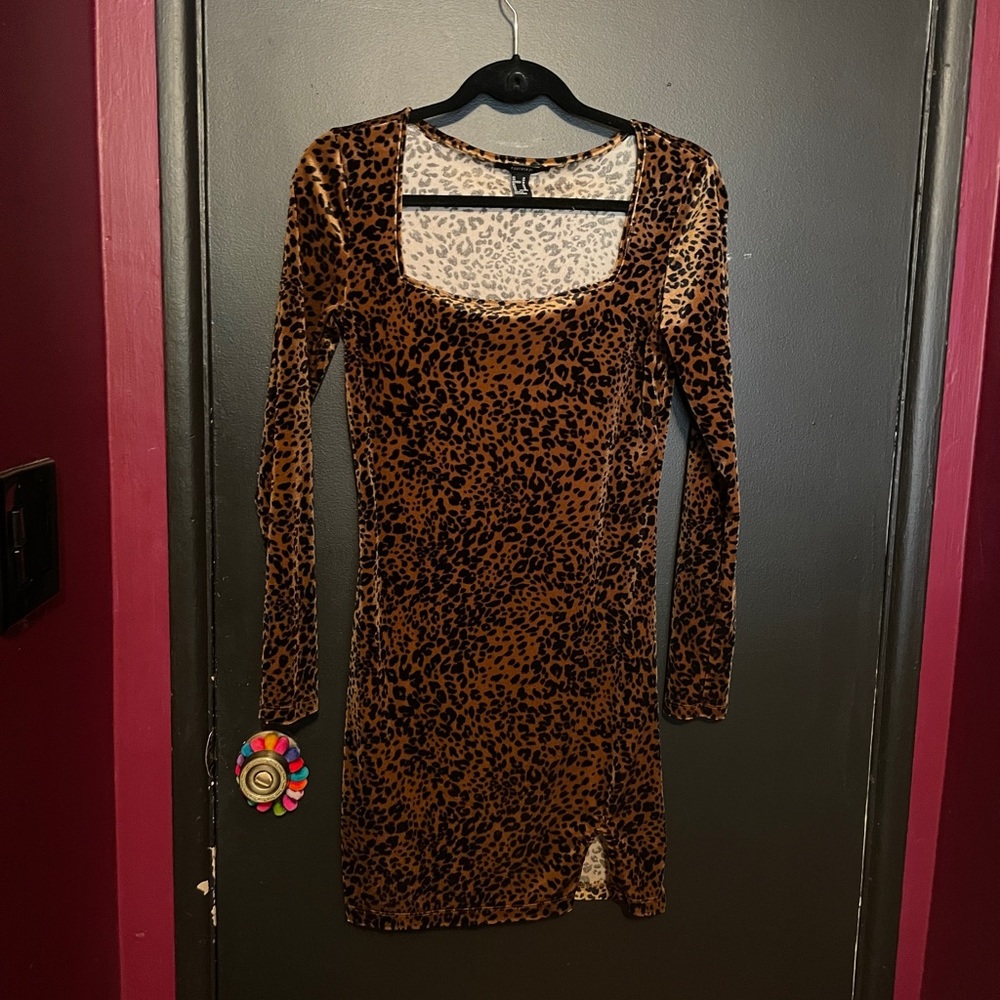 Animal print f21 dress